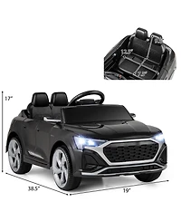 12V Kids Ride on Car Licensed Audi SQ8 with Remote Control and 3 Speeds