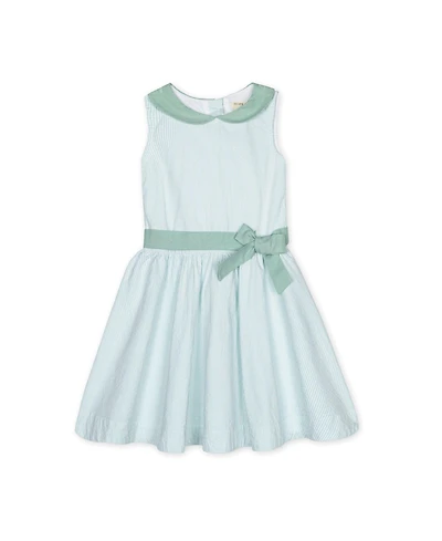 Hope & Henry Toddler Girls Peter Pan Collar Seersucker Dress