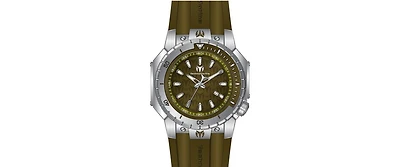 Technomarine's Men's Tm-224008 Manta Sea Quartz 3 Hand Green Dial Watch