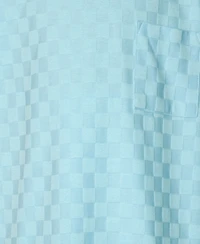 Univibe Big Boys Millwall Jacquard Checker Crew T-Shirt