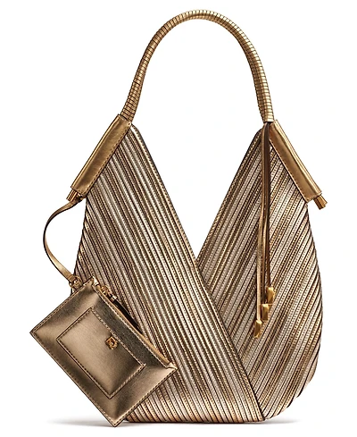 Donna Karan New York Baldwin Mini Metallic Shoulder Bag