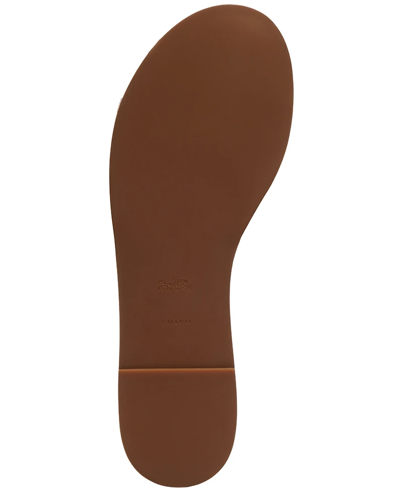 Coach Women's Holly Signature Jacquard Slip-On Sandals