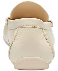 Coach Women's Sculpted C Leather Driver Loafer Flats