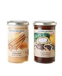 Savannah Bee Company Cinnamon and Chocolate Whipped Honey Gift Set, 12oz