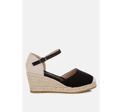 Paryor Microfiber Espadrilles Sandals