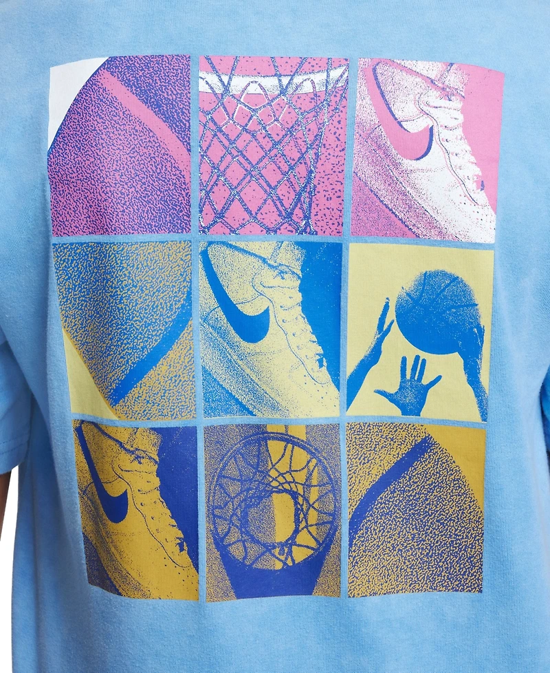 Nike Big Kids Sportswear Printed Crewneck T-Shirt