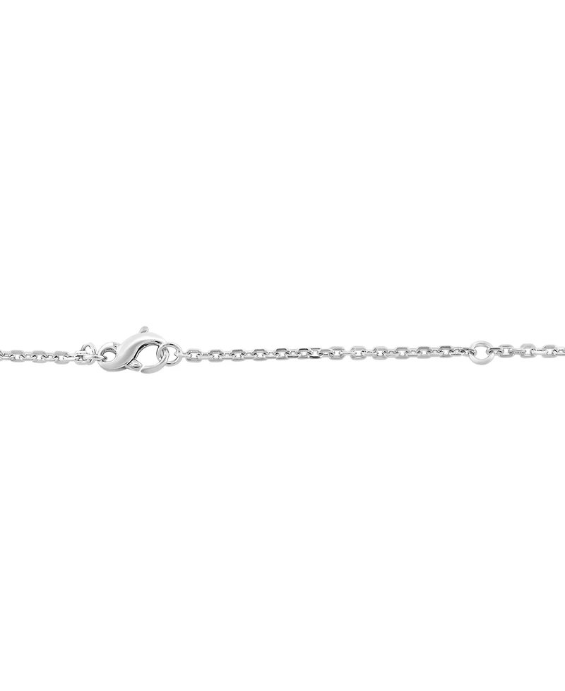Effy Diamond Flower 18" Lariat Necklace (3/4 ct. t.w.) in 14k White Gold