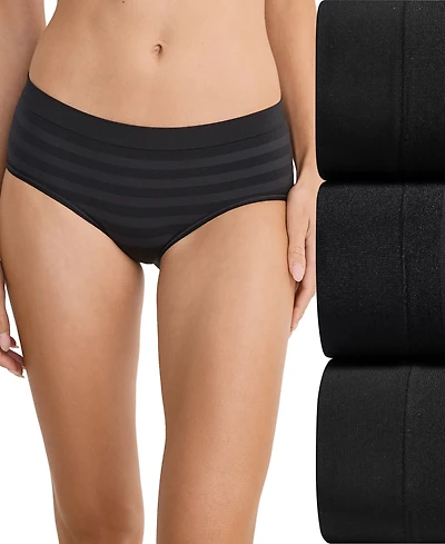 Jockey Women's Seamfree Hipster 3-Pack Underwear 4391