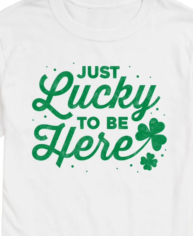 Airwaves Men's St Patrick's Just Lucky To Be Here Short Sleeve T-Shirt