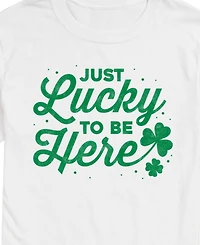 Airwaves Men's St Patrick's Just Lucky To Be Here Short Sleeve T-Shirt