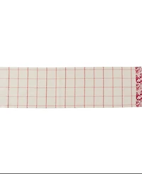 Design Imports Darling Window Pane Table Runner, 14" x 72"