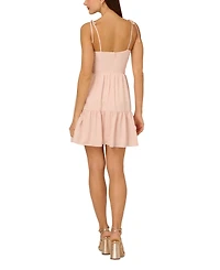 Adrianna by Adrianna Papell Women's Flounce-Hem Dress