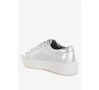 Cincinati Metallic Pleather Chunky Sneakers