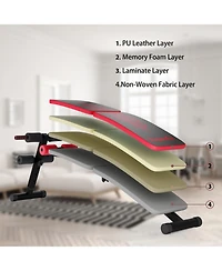 Abdominal Twister Trainer with Adjustable Height Exercise Bench