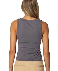 Edikted Womens Mindie 98 Scoop Tank Top