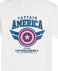 Airwaves Men's Captain America Brave New World Short Sleeve T-Shirt