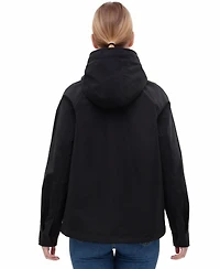 Rokka&Rolla Women's Water-Resistant Hooded Jacket