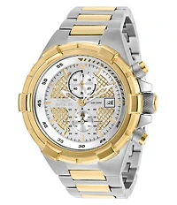 Invicta Men's 28120 Aviator Quartz Multifunction Silver, Gold Dial Watch