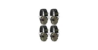 Walker's Razor Slim Electronic Shooting Muffs 4-Pack, Flat Dark Earth Fde
