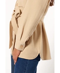 Petal and Pup Women's Arlow Tie Front Shacket