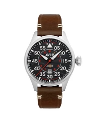 Avi-8 Men's Hawker Hurricane Clowes Automatic Leather Strap Watch
