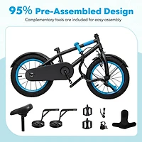 Kids Bike with Adjustable Handlebar and Saddle Perfect for Growing Riders