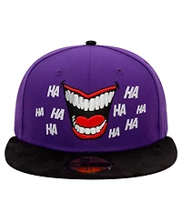 New Era Men's Purple Joker Laugh Out Loud 59FIFTY Fitted Hat