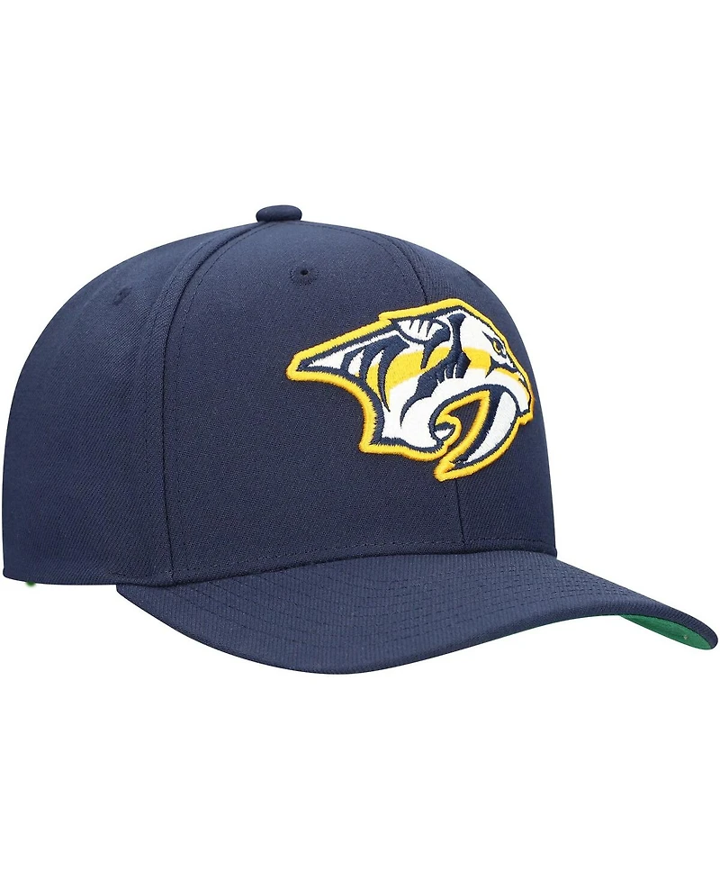 Mitchell & Ness Men's Navy Nashville Predators Core Team Ground Pro Adjustable Hat