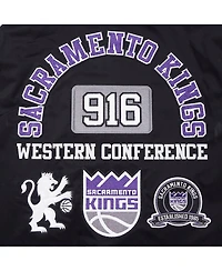 Pro Standard Men's Black Sacramento Kings Area Code Twill Full-Zip Jacket