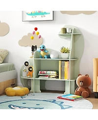3-Tier Dinosaur Kids Bookshelf for Children, Perfect for Storing Books and Toys in a Fun Design