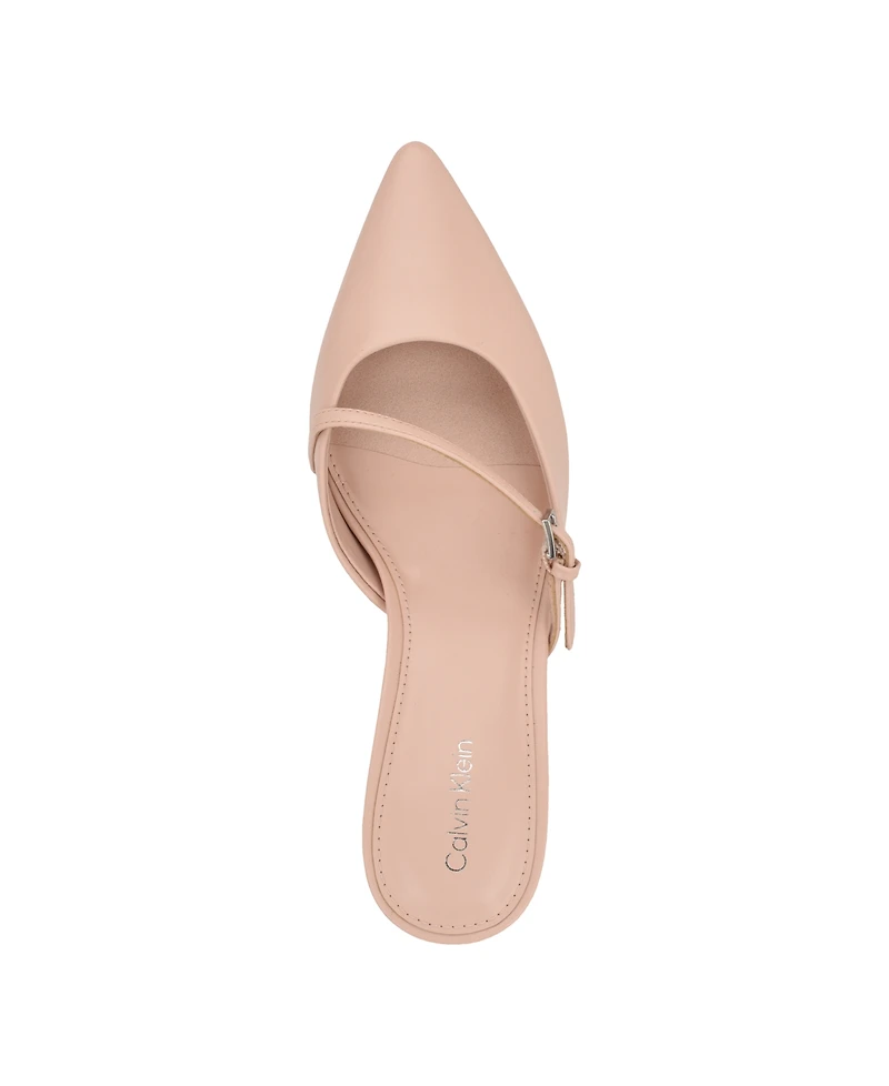 Calvin Klein Women's Jansy Buckle Strap Mid-Stiletto Pumps
