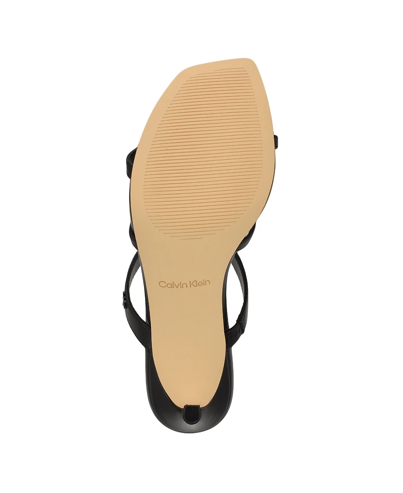 Calvin Klein Women's Hiledy Caged Slip-On Stiletto Sandals