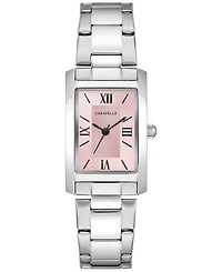 Caravelle Women's Classic Stainless Steel Bracelet Watch 21mm
