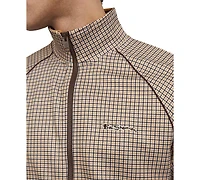Ben Sherman Men's Regular-Fit Houndstooth Check Full-Zip Track Jacket