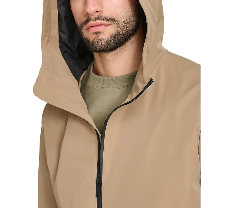 Dockers Men's Hooded Rain Jacket
