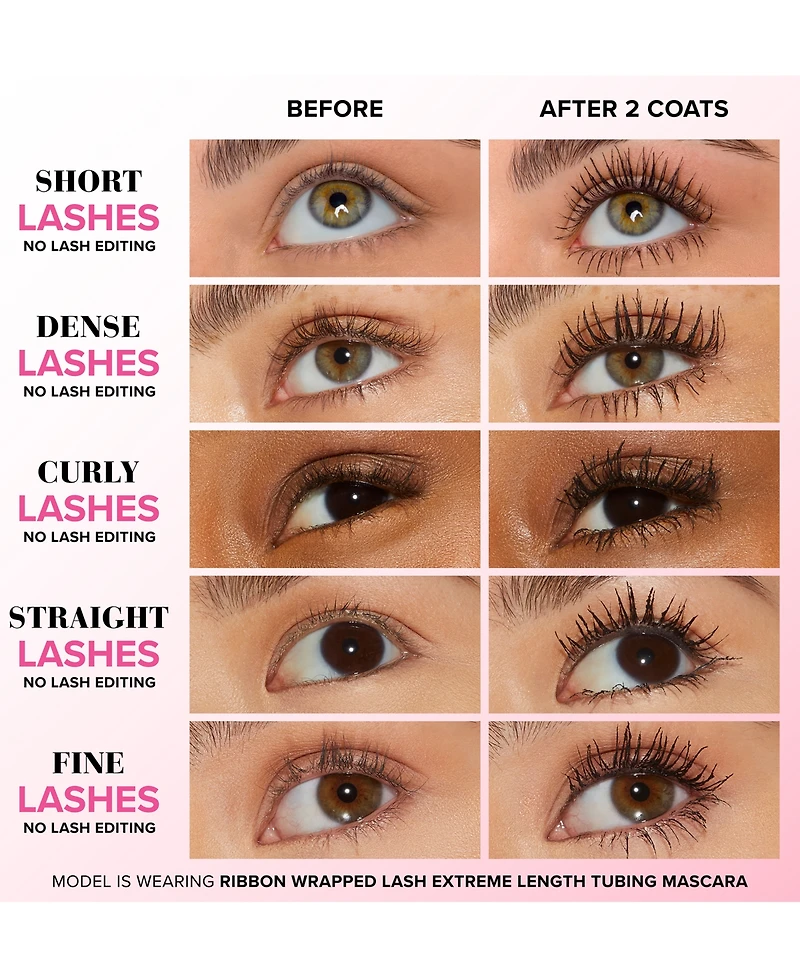 Too Faced Travel-Size Ribbon Wrapped Lash Tubing Mascara