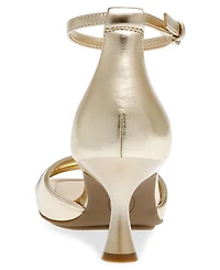 Anne Klein Women's Jessie Ankle Strap Two Piece Dress Sandals