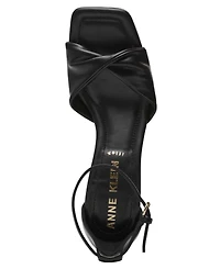 Anne Klein Women's Jessie Ankle Strap Two Piece Dress Sandals