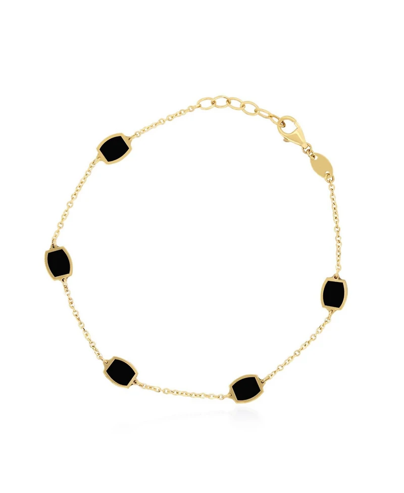 The Lovery Onyx Icon Bracelet 14K Gold