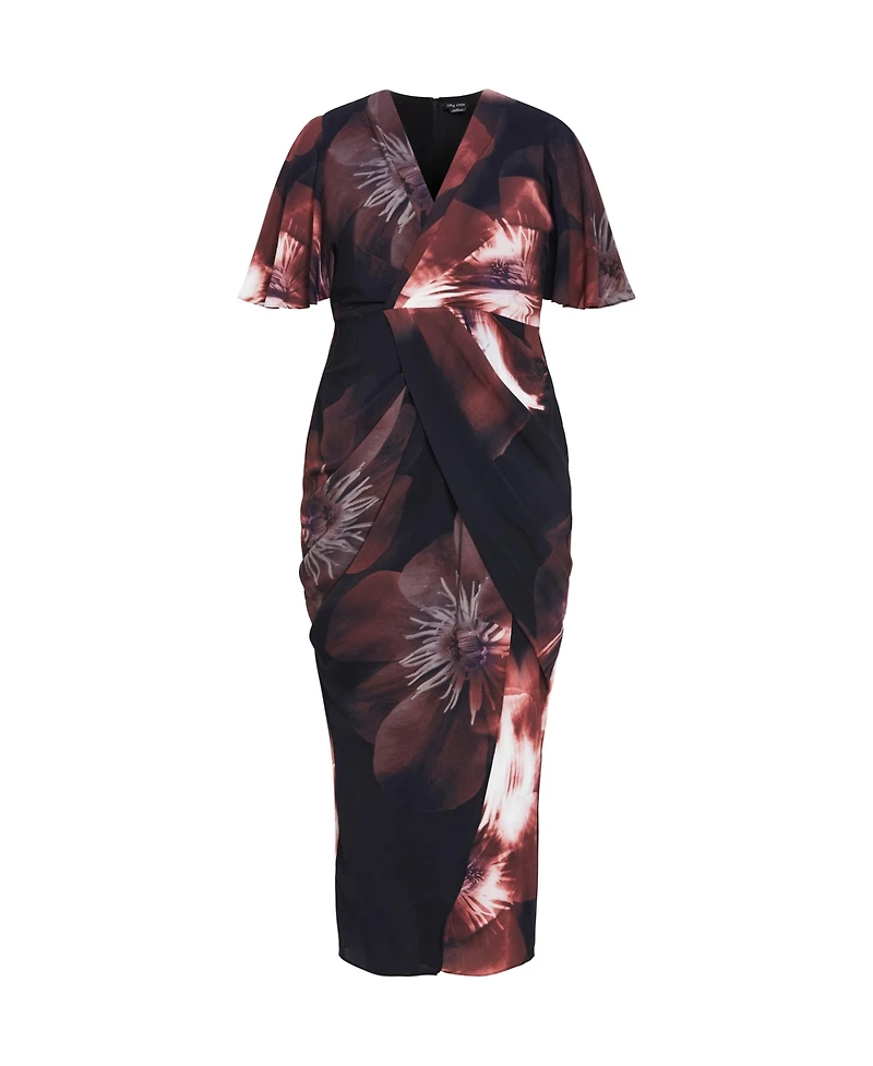 Plus Size Braelynn Print Maxi Dress
