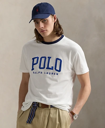 Polo Ralph Lauren Men's Classic-Fit Letterman-Logo T-Shirt