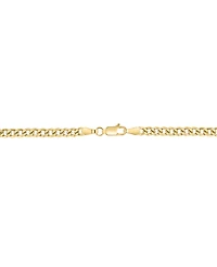 Effy Collection Diamond (1/4 ct. t.w.) & Onyx (4-3/8 ct. t.w.) Chain 16-1/2" Necklace in 14k Gold Over Silver