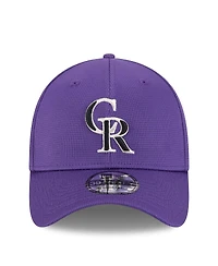 New Era Men's Purple Colorado Rockies 2025 Spring Training 39THIRTY Flex Hat