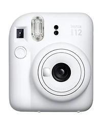 Fujifilm Instax Mini 12 Instant Film Camera, Clay White