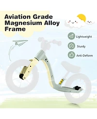 Balance Bike with Adjustable Seat and Rotatable Handlebar Perfect for Toddlers Learning to Ride