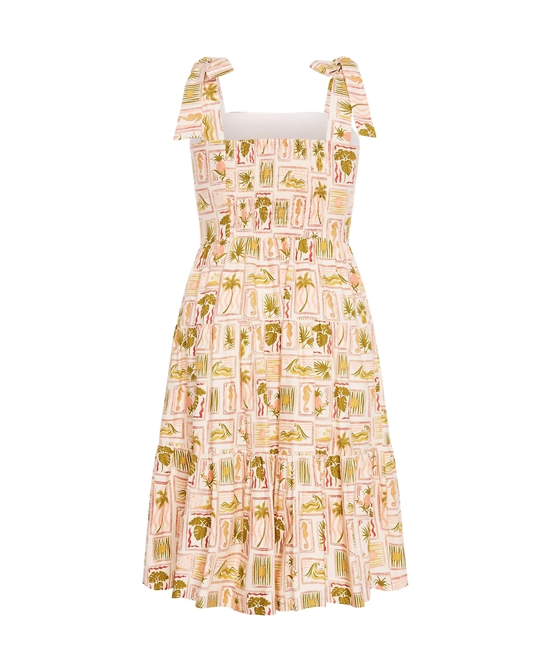 Plus Leila Tropics Dress