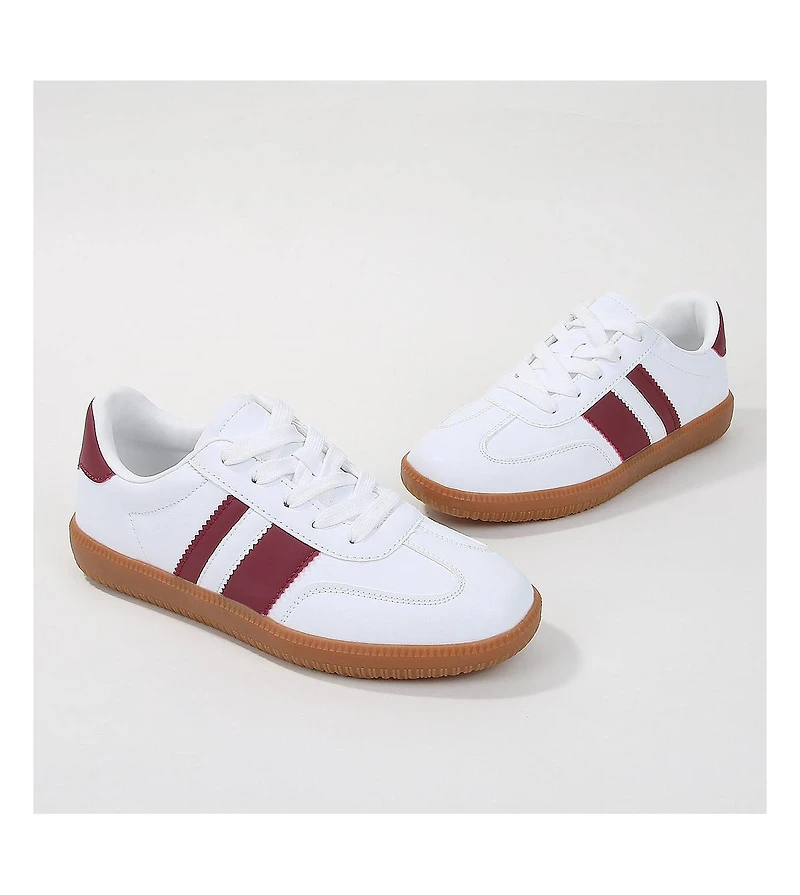 Luella Two Tone Striped Sneaker