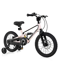 Kids Bike Adjustable with Shock Absorber and Bell Comfortable Safe Ride for Young Cyclists