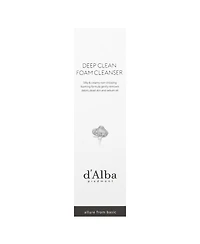 d'Alba Deep Clean Foam Cleanser White Truffle