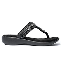 Minnetonka Women's Brecca Embellished Thong Sandals